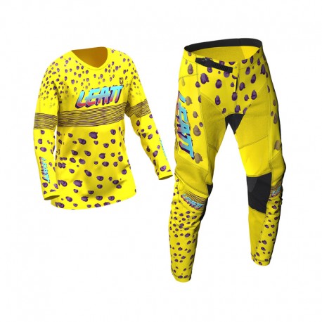 ZESTAW OFFROADOWY (BLUZA I SPODNIE) LEATT RIDE KIT 3.5 JUNIOR CHEETAH XXS/EU100/110CM