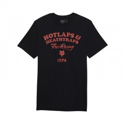 T-SHIRT FOX HOTLAPS PREM TEE BLACK S