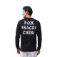 KOSZULKA Z DŁUGIM RĘKAWEM FOX RACE CREW PREM TEE BLACK S