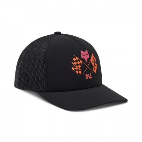 CZAPKA Z DASZKIEM FOX LADY RACE SPEC TRUCKER BLACK OS