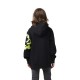 BLUZA Z KAPTUREM FOX JUNIOR ENERGY FLEECE PO BLACK YS