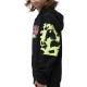 BLUZA Z KAPTUREM FOX JUNIOR ENERGY FLEECE PO BLACK YS