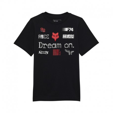 T-SHIRT FOX JUNIOR RS DREAM BLACK YS