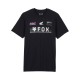 T-SHIRT FOX X HONDA PREM SS TEE BLACK M