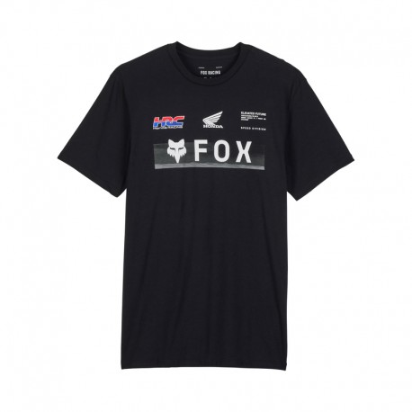 T-SHIRT FOX X HONDA PREM SS TEE BLACK M