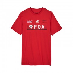 T-SHIRT FOX X HONDA PREM SS TEE FLAME RED L