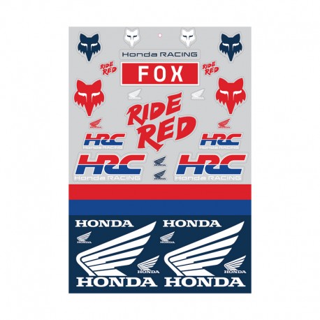 NAKLEJKA FOX HONDA TRACK PACK MULTI OS