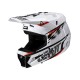 KASK Z GOGLAMI LEATT KIT MOTO 3.5 JUNIOR V25 (53-54CM) WHITE L