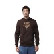 BLUZA Z KAPTUREM FOX THE WORLD FLEECE PO COCOA M