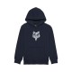 BLUZA Z KAPTUREM FOX JUNIOR THE WORLD FLEECE PO MIDNIGHT YS