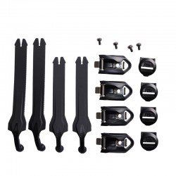 CZĘŚĆ ZAMIENNA DO BUTÓW FOX 22 COMP STRAP KIT BLACK OS