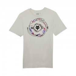 T-SHIRT FOX ENERGY FACE PREM TEE LIGHT GREY L