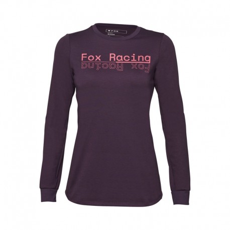 KOSZULKA ROWEROWA Z DŁUGIM RĘKAWEM FOX LADY RANGER DR MD DARK PURPLE M