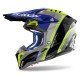 KASK AIROH AVIATOR 3 HIMA BLUE GLOSS XS