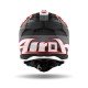 KASK AIROH AVIATOR 3 MONARCH GREY RED MATT XS