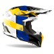 KASK AIROH AVIATOR 3 MONARCH BLUE YELLOW GLOSS XS