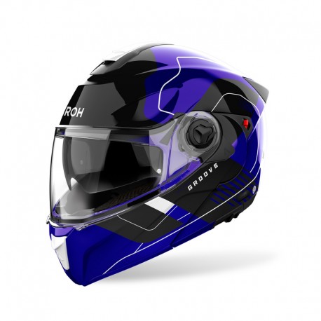 KASK AIROH SPECKTRE GROOVE BLUE GLOSS XXL