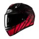 KASK HJC C10 HAVEN BLACK/RED XS