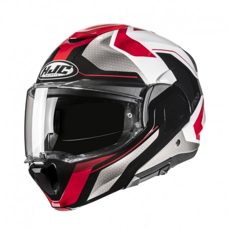 KASK HJC F100 BIOS RED/BLACK XS