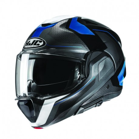 KASK HJC F100 BIOS BLACK/BLUE XS