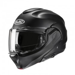 KASK HJC F100 SOLID SEMI FLAT BLACK XS