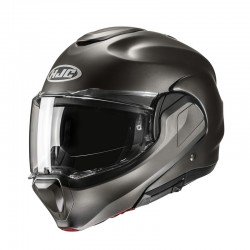 KASK HJC F100 SOLID SEMI FLAT TITANIUM XS