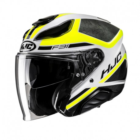 KASK HJC F31 CERON BLACK/YELLOW XS