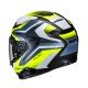 KASK HJC F71 FES YELLOW/BLUE XS