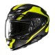 KASK HJC F71 TOZZ BLACK/YELLOW XS