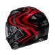 KASK HJC F71 CARBON NEVIO BLACK/RED XS