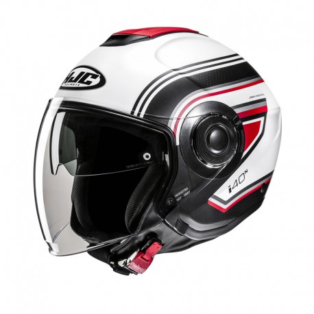 KASK HJC I40N LINIA WHITE/BLACK XS