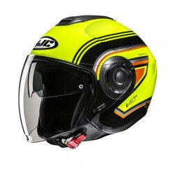 KASK HJC I40N LINIA YELLOW/BLACK XS