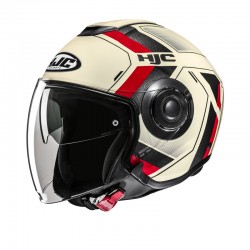 KASK HJC I40N VELU BEIGE/RED XS