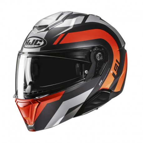 KASK HJC I91 ARVEN RED/GREY XS