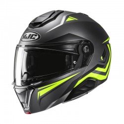 KASK HJC I91 TRICUS BLACK/YELLOW XS