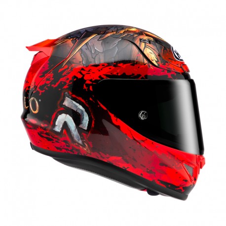 KASK HJC RPHA12 DIABLO BLIZZARD RED XXS