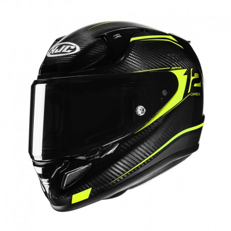 KASK HJC RPHA12 CARBON KERES BLACK/YELLOW XXS