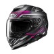 KASK HJC RPHA71 ELLON BLACK/PURPLE XXS