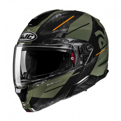 KASK HJC RPHA91 BLAT BLACK/GREEN XS