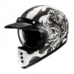 KASK HJC V60 FLAME BLACK/WHITE XS