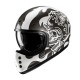 KASK HJC V60 FLAME BLACK/WHITE XS