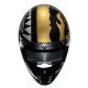 KASK HJC V60 FLAME BLACK/GOLD XS