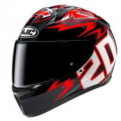 KASK HJC C10 DIABLO MASK BLACK/RED XS