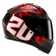 KASK HJC C10 DIABLO MASK BLACK/RED XS