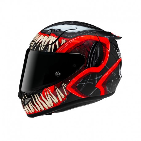 KASK HJC RPHA12 VENOM 3 MARVEL BLACK/RED XXS