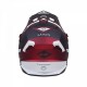 KENNY RACING HELMET TRACK GRAPHIC CANDY RED MATT