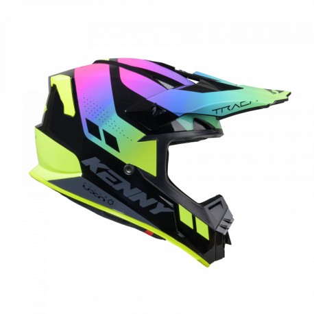 KENNY RACING HELMET TRACK GRAPHIC NEON