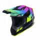 KENNY RACING KASK TRACK GRAPHIC NEON CZARNY/ZIELONY/RÓŻOWY