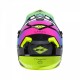 KENNY RACING KASK TRACK GRAPHIC NEON CZARNY/ZIELONY/RÓŻOWY