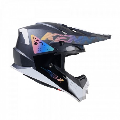 KENNY RACING HELMET TRACK GRAPHIC ZOOM BLACK